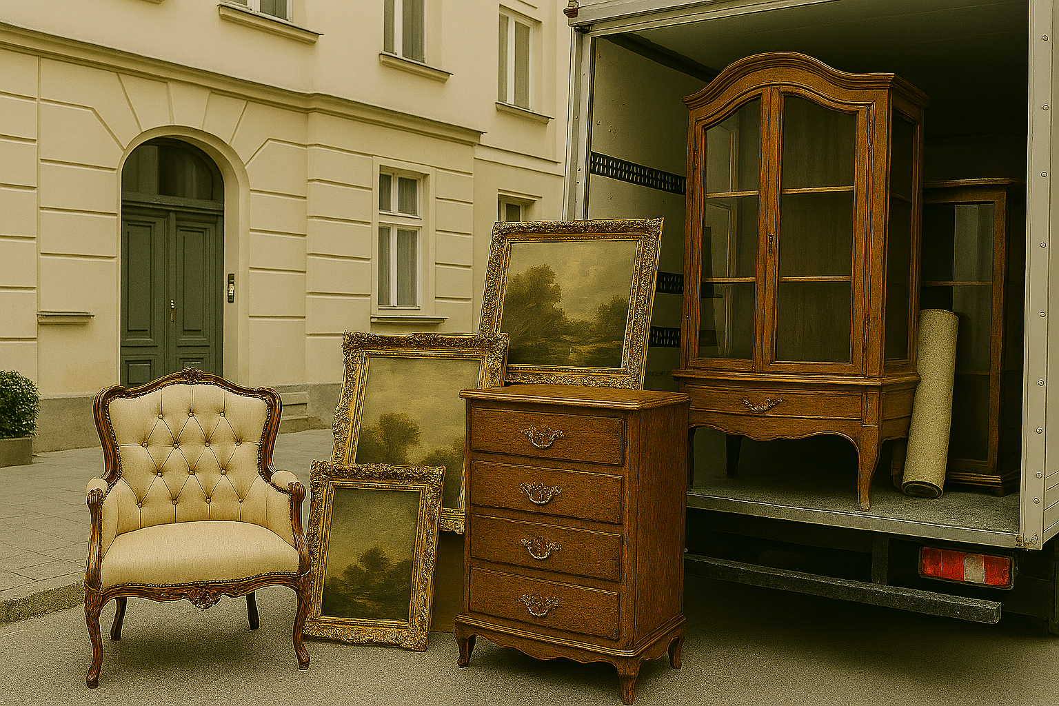 Möbeltransport für Antiquitäten & Fachtransporte