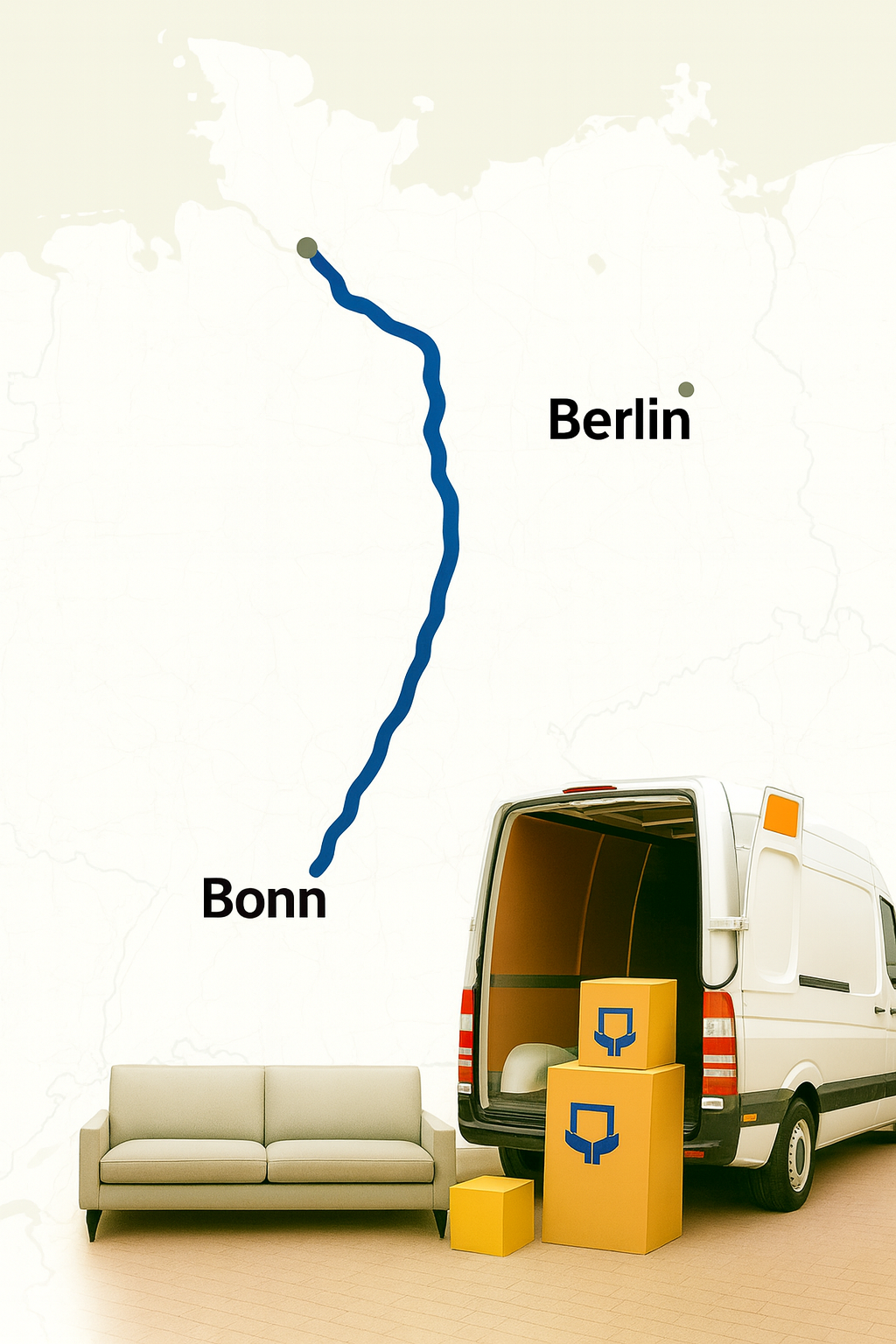 Route Bonn – Berlin