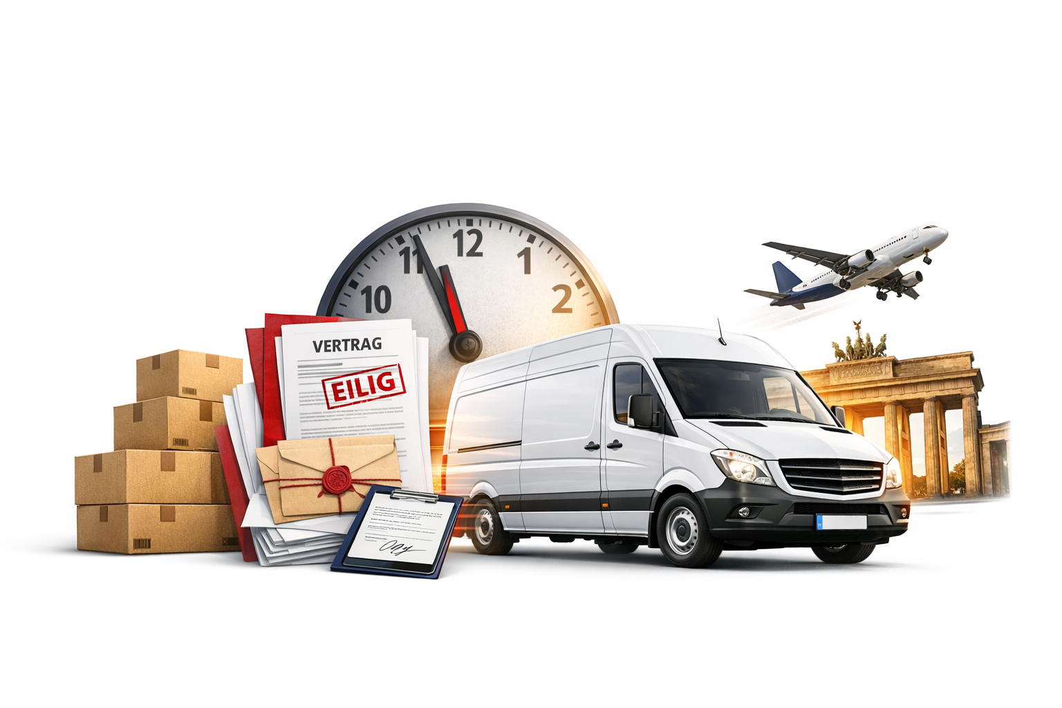 Kurierfahrt & Express für vertrauliche Unterlagen, Verträge und eilige Sendungen.