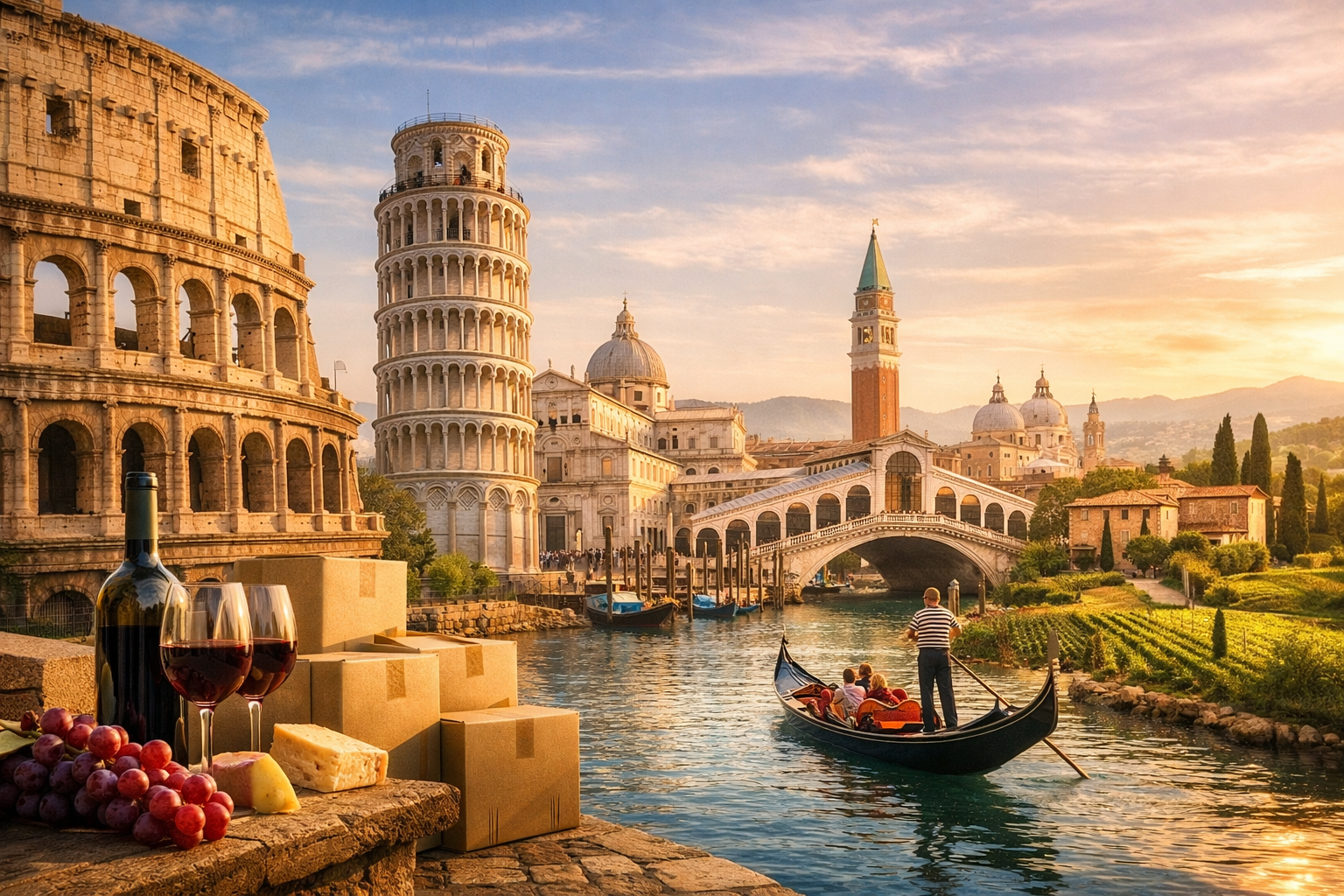 Beiladung Berlin–Italien.